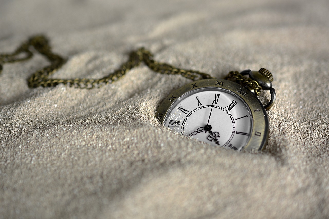 pocket watch, time, sand